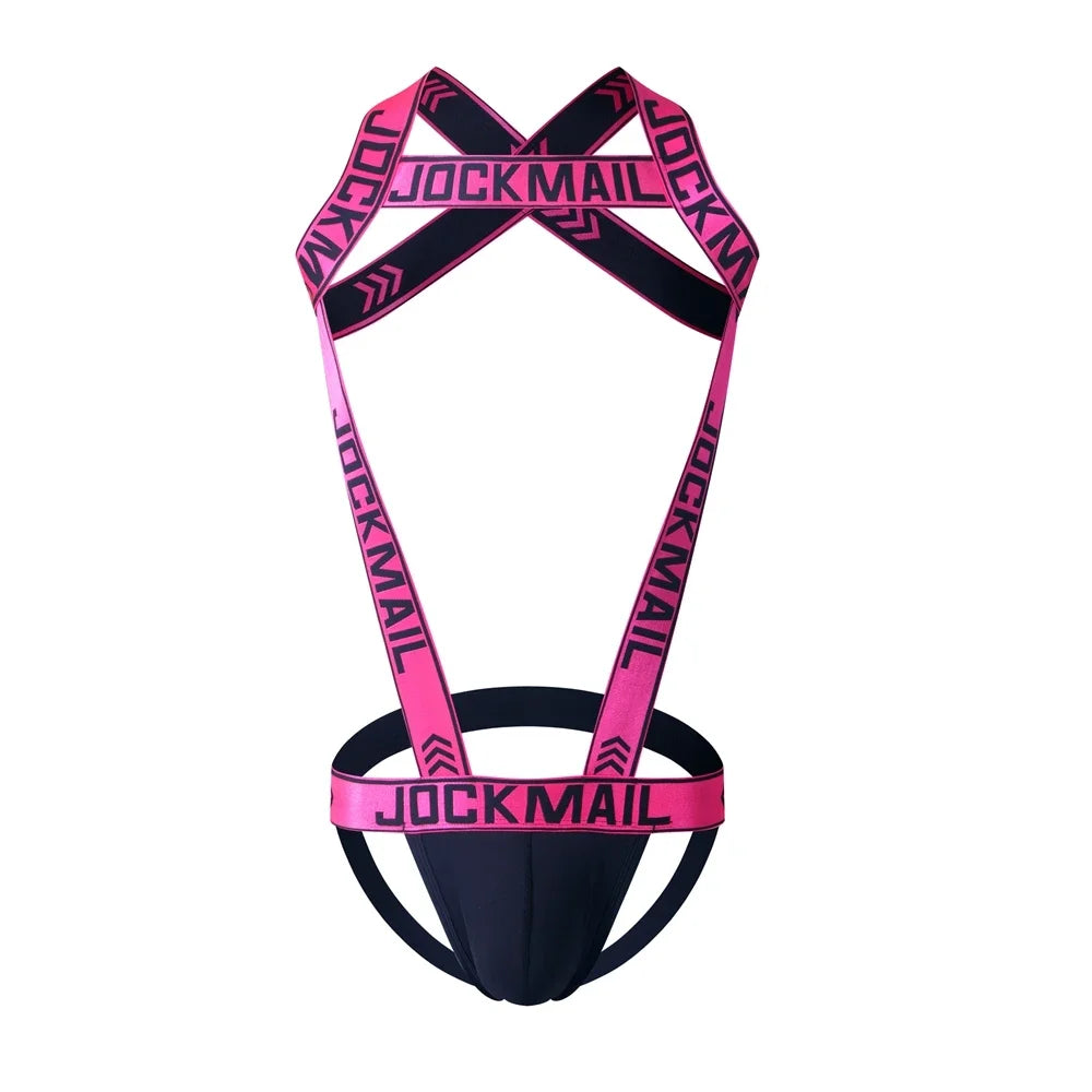 Man Harness Set Sexy Underwear Men Gay Men's Thongs Bodysuit Jockstrap Sissy Tanga Hombre Slip Cuecas Masculinas Sexy Lingerie