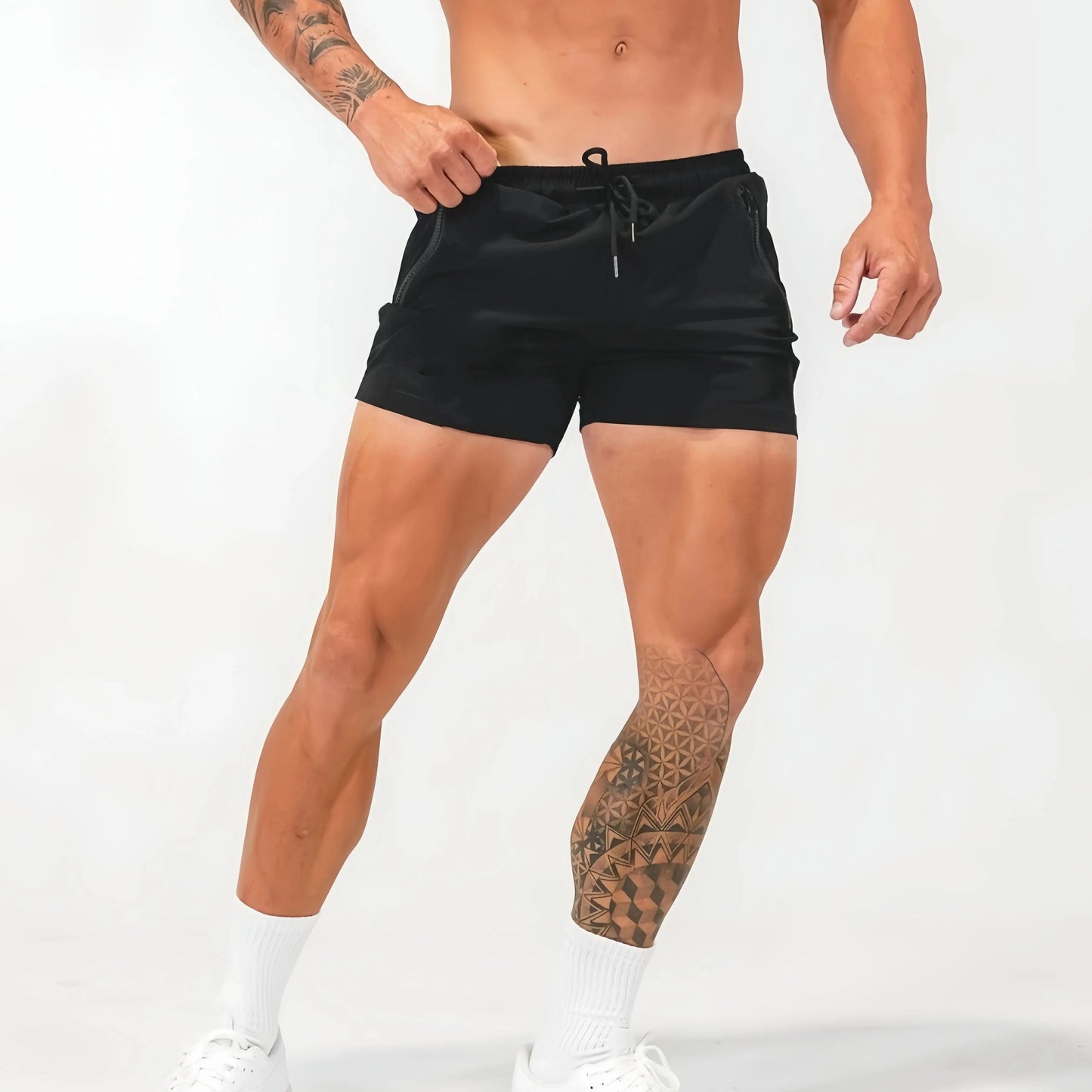 Men's Swim Shorts Swim Trunks Quick Dry Board Shorts Bathing Suit Breathable Drawstring With Pockets For Surfing Beach Summer