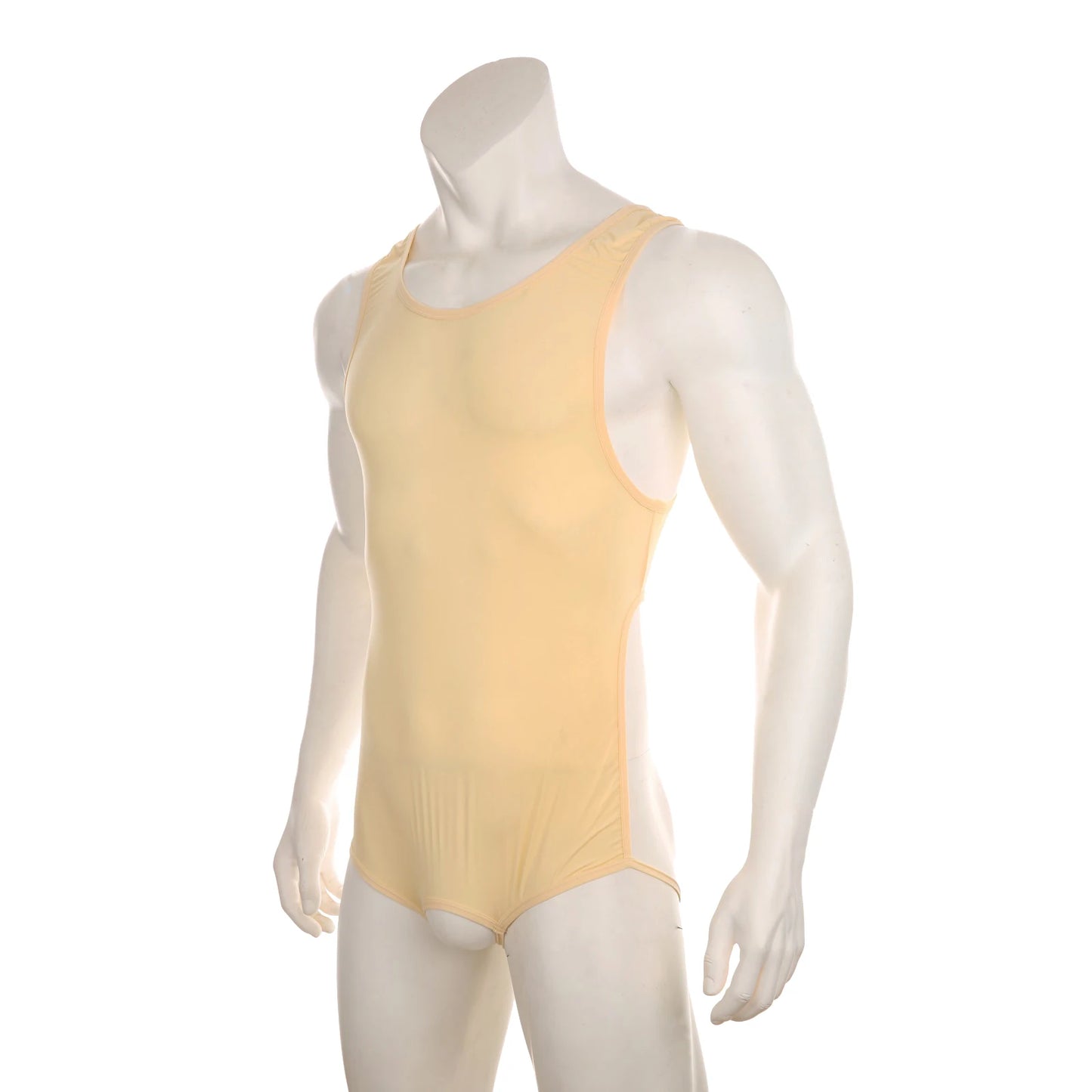 CLEVER-MENMODE Men's Sexy Open Butt Underwear Lingerie G String Bodysuit Jockstraps Penis Hollow Ring Backless Erotic Costume