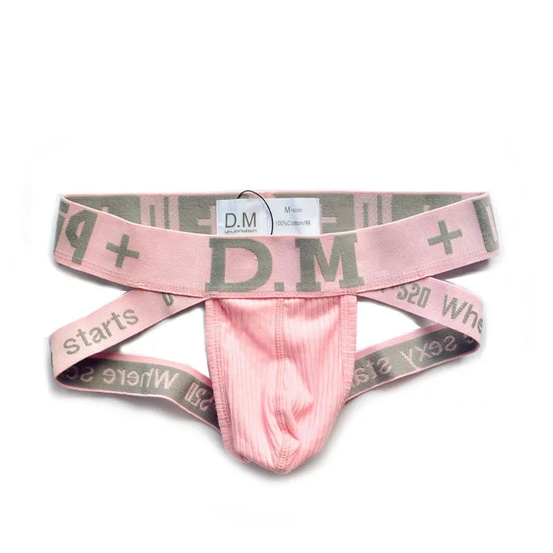 Male Underwear Gay Underpants String Homme Men's Thongs Sexy Jockstrap Sissy Panties Low-Rise Tanga Hombre Ropa Interior Hombre