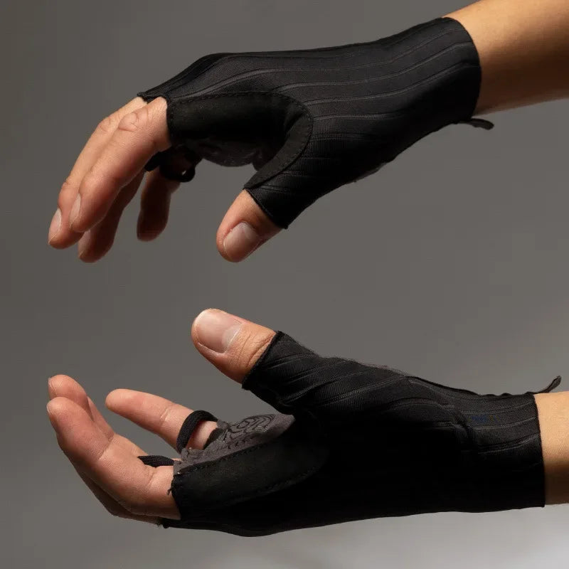 Liteskin Iceborn Cycling Gloves Half Finger Road Bike MTB Outdoor Sport Gym Riding Men Women Silicon Quick Dry Fiber Lycra