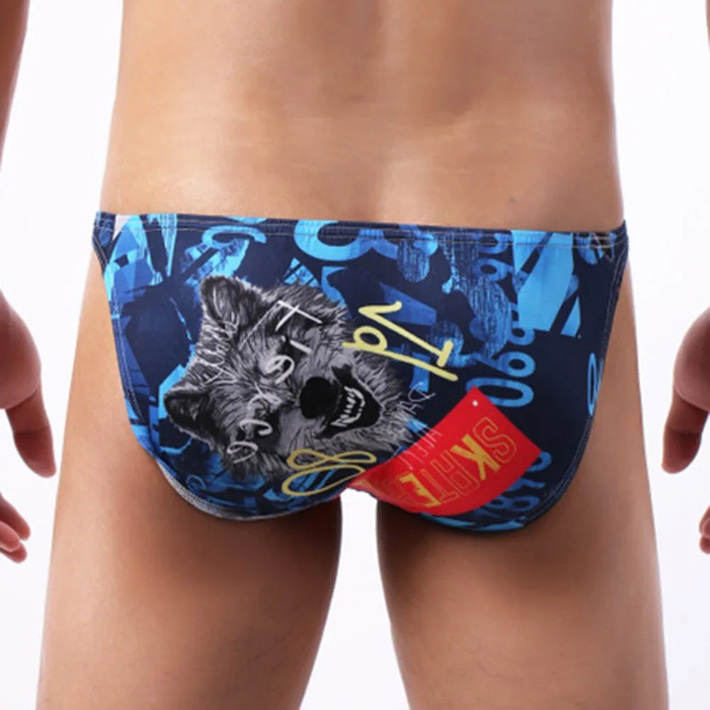 Men Sexy Lingerie Low Rise Underwear Briefs U Convex Pouch Briefs U-Bulge Underpants Knickers Breathable Panties Men's Clothing