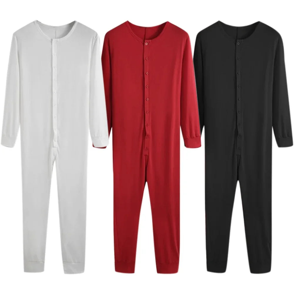 Men Pants Jumpsuit Spring Autumn New Men's Sexy Homewear Jumpsuit Casual Sports Jumpsuit  Men Clothing