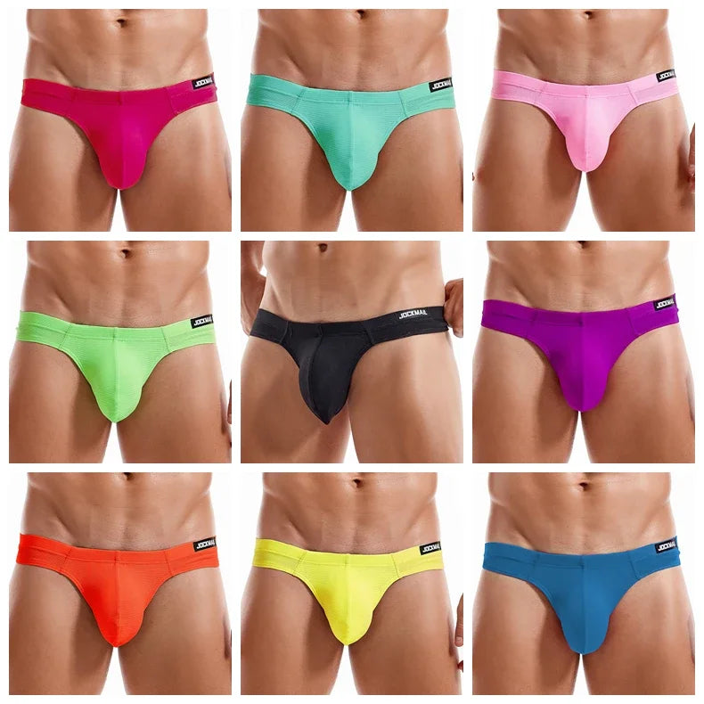 JOCKMAIL Gay Jockstraps Sexy Men's Thong Underpants Mesh Breathable Sports Party Male G-string Boy Boxer Breifs