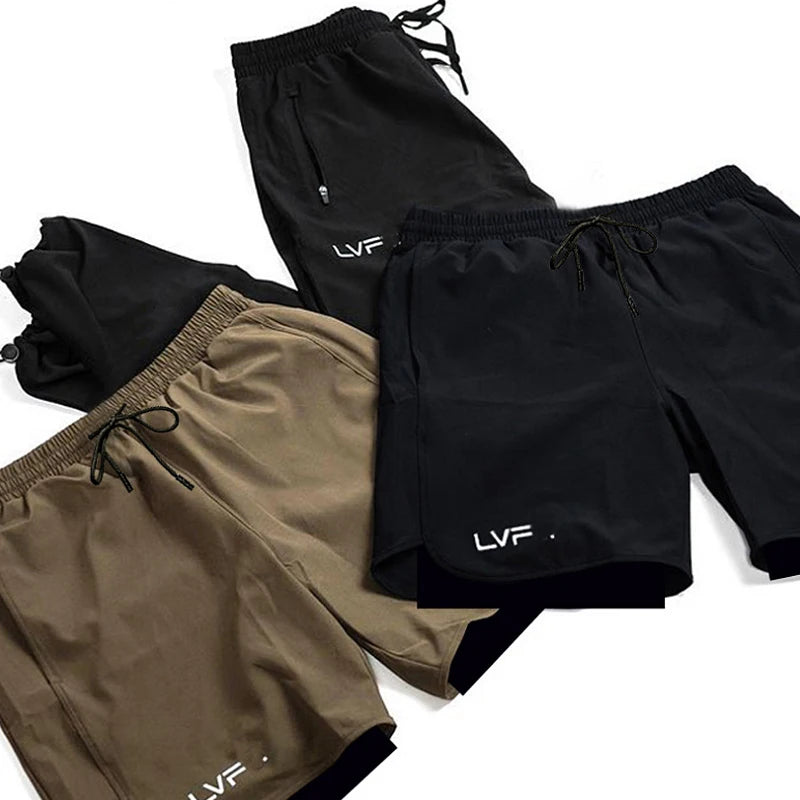 Men's Summer Gym Sports Shorts Thin Stretch Breathable Cotton Short Pants Man Fitness Running Brand Jogging Workout Track Pants
