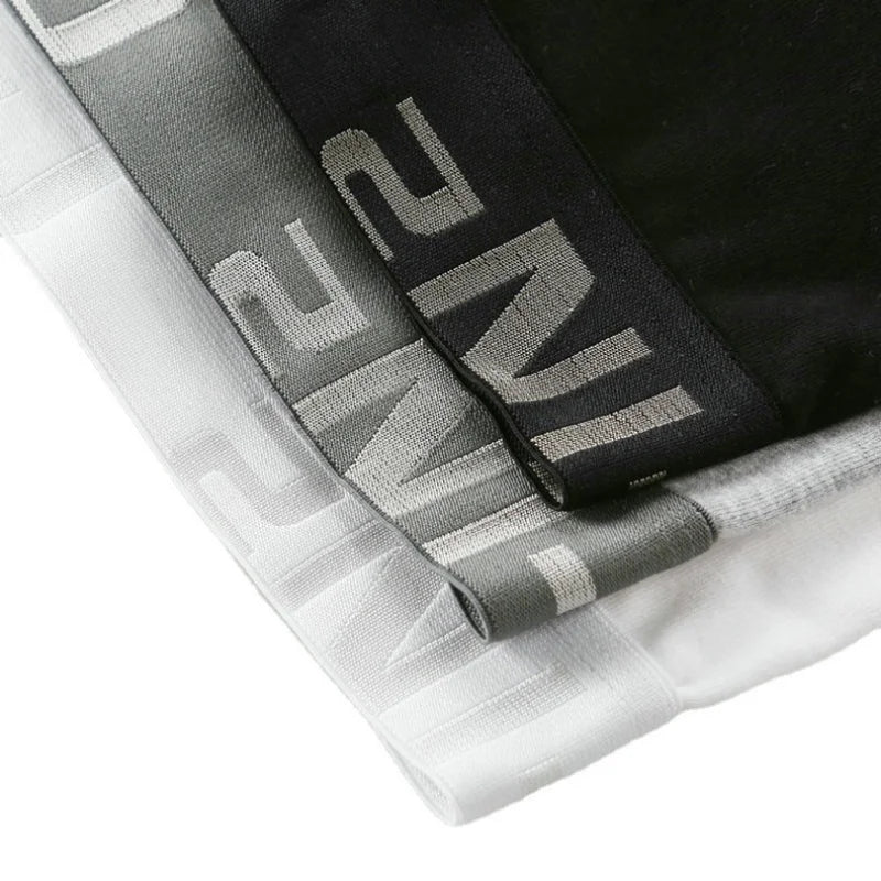 CIN2 Men's boxers Ribbed Cotton classic Solid color Panties Low waist large Pouch Pouch U convex jockstrap sexy fashion briefs