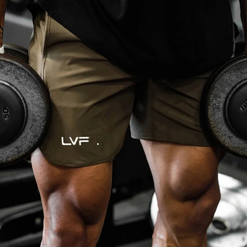 Men's Summer Gym Sports Shorts Thin Stretch Breathable Cotton Short Pants Man Fitness Running Brand Jogging Workout Track Pants